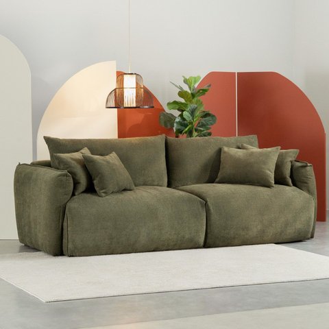 Sofá 2 Lugares 220cm Comfy CabeCasa MadeiraOriginals