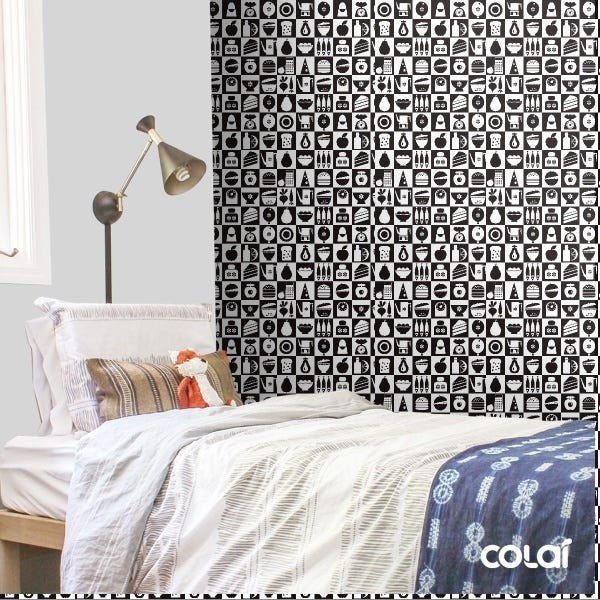 Papel De Parede Adesivo Lavável Receitas 18m - 3