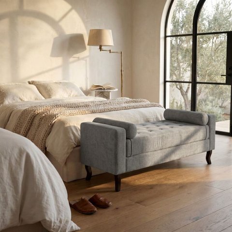 Recamier Puff 140 cm Celine Bouclê B05 - D'Rossi