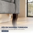 Ver imagem 6 de Recamier Puff 140 cm Celine Bouclê B05 - D'Rossi