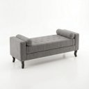 Ver mais imagens de Recamier Puff 140 cm Celine Bouclê B05 - D'Rossi