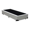 Ver imagem 3 de Cama Box Solteiro Colchão Mola Bonnel Premium + Box Sintético 60x88x188 Cor:branco