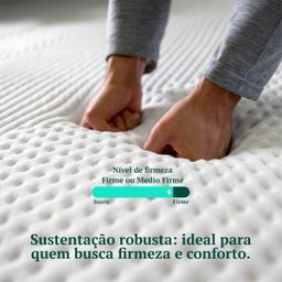 Colchão King Size 100% Espuma D45 25x193x203 Keiko Colchões - 7