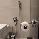 Ver imagem 4 de Suporte Porta Papel Higiênico com Ventosa Faciliti Papeleira de Parede Cromada