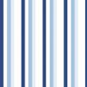 Papel De Parede Lavável Listras Azul E Azul Claro 3m - 1