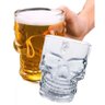 Kit 2 Canecas Chopp Cerveja Vidro Caveira 450 Ml - 3