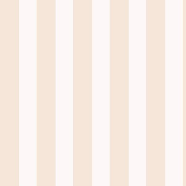 Papel De Parede Lavável Listrado Branco E Bege Claro 3m - 1