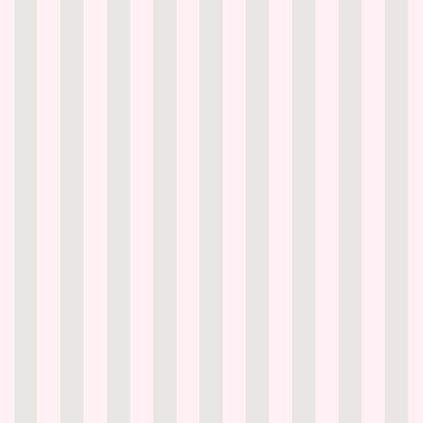 Papel De Parede Lavável Listrado Verde Claro E Branco 3m - 1
