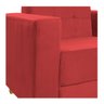Poltrona Decorativa Denver Corano Vermelho - ADJ Decor - 5