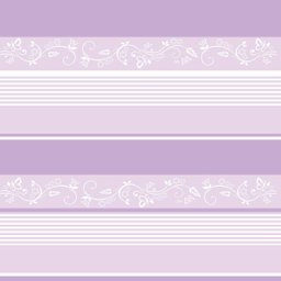 Papel De Parede Lavável Listrado Roxo Horizontal 9m - 1