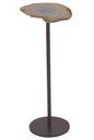 Ver imagem 1 de Mesa de Apoio Nala Pedra Natural Base Aço Corten 59cm - 67732