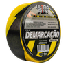 Fita Adesiva Demarcação Solo 30 Metros Zebrada Vidros Ultra Fitas - 1