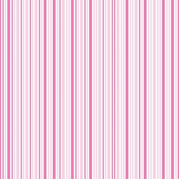 Papel De Parede Lavável Listrado Rosa Com Branco 15m - 1