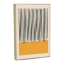 Ver imagem 3 de Quadro Decorativo Abstrato Linhas e Cores I com Moldura Filete