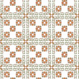 Papel de Parede Lavável Azulejo Ladrilho Hidráulico 9m - 1