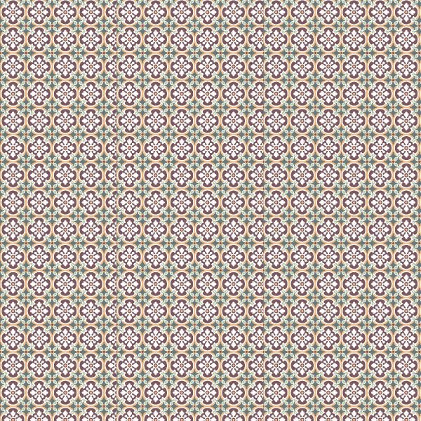 Papel de Parede Lavável Vidrado Português Fundo Verde 9m - 6