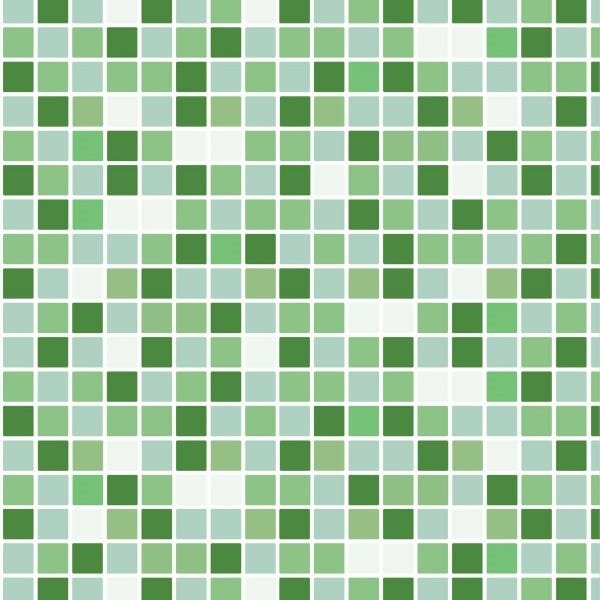 Papel de Parede Adesivo Lavável Pastilhas Verdes 6m - 1