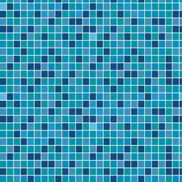 Papel de Parede Lavável Pastilhas Azul-Piscinas 3m - 1