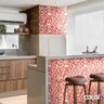 Papel de Parede Adesivo Lavável Pastilhas Rubentes 6m - 4