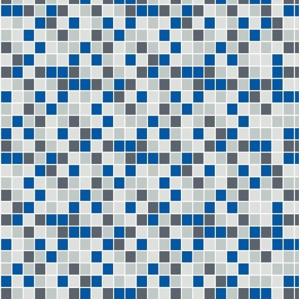 Papel de Parede Adesivo Lavável Pastilhas Tons Frios 18m - 1