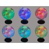 Globo Terrestre Decorativo Escolar Profissional Iluminado Luz Led RGB Abajur Base Plástico Direções - 6
