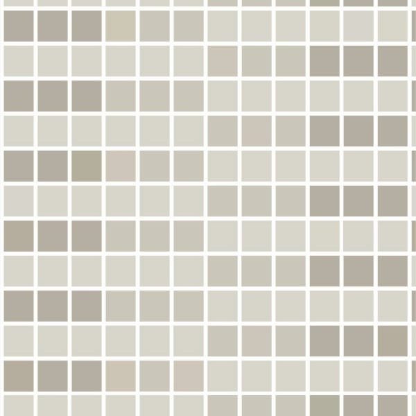 Papel de Parede Adesivo Lavável Pastilhas Acinzentadas 18m - 1