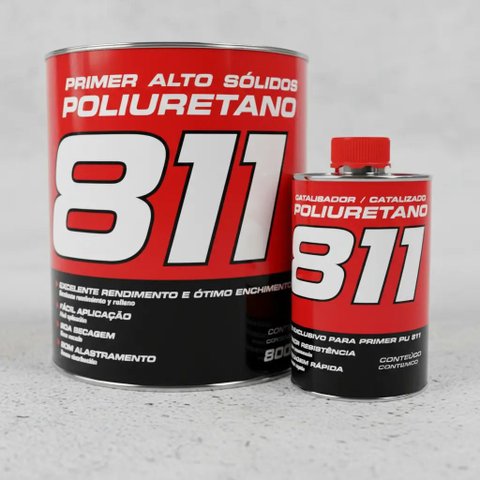 Kit Primer 811 800ml + Catalisador 100ml - Maxi Rubber