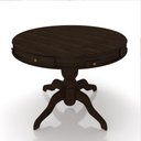 Ver imagem 2 de Mesa de Jogos Carteado 4 Lugares Bellagio com Gavetas e Tampo Reversível Base Estrela com Tecido Cap