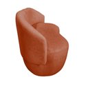 Ver imagem 4 de Kit Namoradeira + 2 Poltronas Decorativa Beatriz Orgânica Veludo Terracota