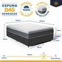 Ver imagem 4 de Cama Box King + Colchão e Espuma D45 Pillow Top Fort Comfort