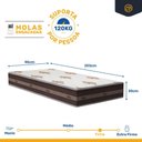 Ver imagem 7 de Cama Box Baú com Colchão de Molas Anjos Classic Pocket Solteiro King 96cm