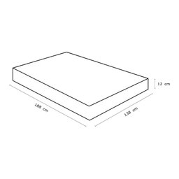Colchão Casal Ortobom Physical D20 Liso 138X188X12 Espuma - 4