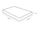 Ver imagem 4 de Colchão Casal Ortobom Physical D20 Liso 138x188x12 Espuma
