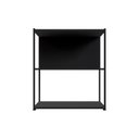 Ver imagem 3 de Estante Baixa Escritório 63cm X 36cm 3 Prateleiras F5 Office Cor:preto