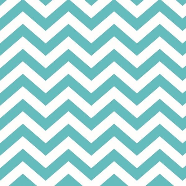 Papel De Parede Adesivo Lavável Chevron Verde-Água 3m - 1