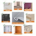 Ver imagem 3 de Papel de Parede Adesivo Lavavel Texturizado Linho Azul Céu Nublado 500x60cm