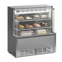 Ver imagem 1 de Vitrine Refrigerada Confeitaria Dupla Função GPEA-110R TI Tipo Inox Linha Aurora Vidro Reto