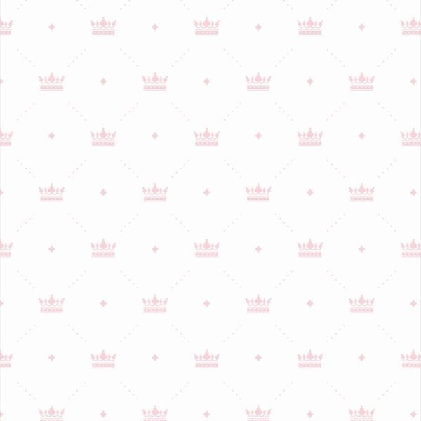 Papel de Parede Adesivo Lavável Coroa Princesa 15m - 1