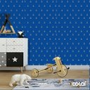 Ver imagem 2 de Papel de Parede Adesivo Lavável Âncora Azul Escuro 12m