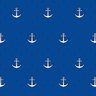 Papel de Parede Adesivo Lavável Âncora Azul Escuro 12m - 1