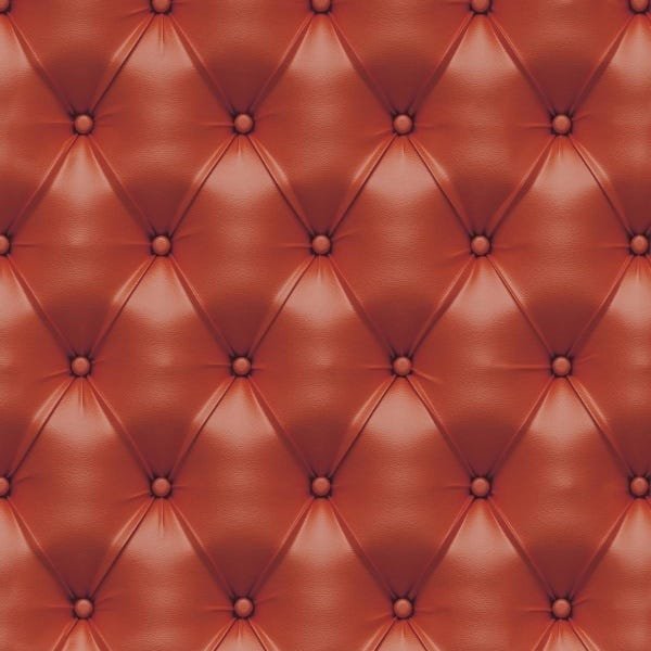 Papel de Parede Adesivo Lavável Capitone Marrom 15m - 1