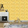 Papel de Parede Lavável Balões de Fundo Amarelo 12m - 2