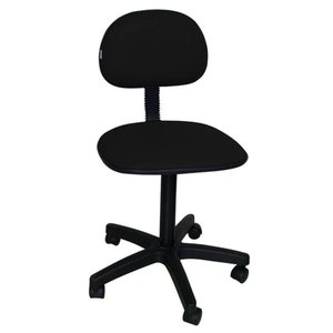 Cadeira Secretária Tropical sem Regulagem de Altura Preta