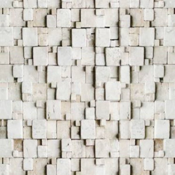 Papel de Parede Adesivo Lavável Pedra Alto Relevo 15m - 1