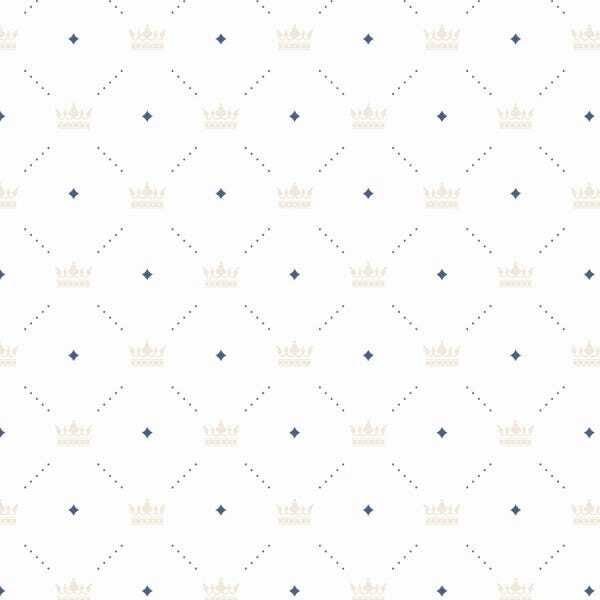 Papel de Parede Adesivo Lavável Coroa Príncipe - 1