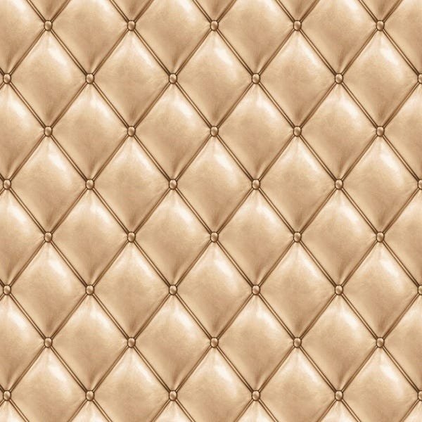 Papel de Parede Adesivo Lavável Capitone Ferrugem - 1