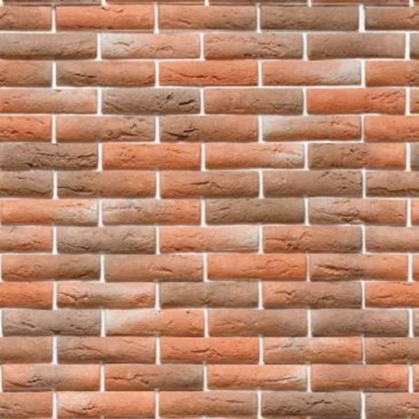 Papel de Parede Adesivo Lavável Tijolo Laranja Claro 18m - 1