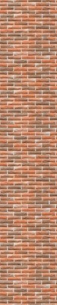 Papel de Parede Adesivo Lavável Tijolo Laranja Claro 18m - 5