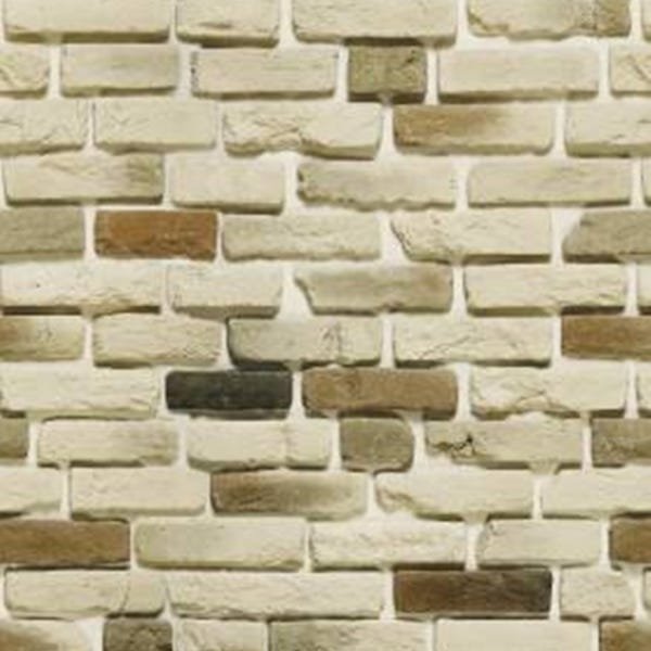 Papel de Parede Adesivo Lavável Tijolo Claro Irregular 18m - 1