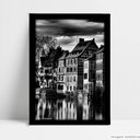 Ver imagem 1 de Quadro Decorativo Monumento Cidade Lile França em Moldura Caixa Tacolado Moldura Caixa 3cm Madeira C